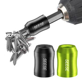 SEESE 2PCS Strong Magnetic Screw Rings – Universal 1/4(6.35mm) Fit for Hex Screwdrivers & Power Drill Bits